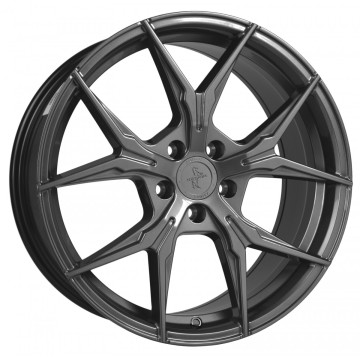 8x18 ET30 - LK5/112 ML72.6 Keskin KT19 Angel palladium painted