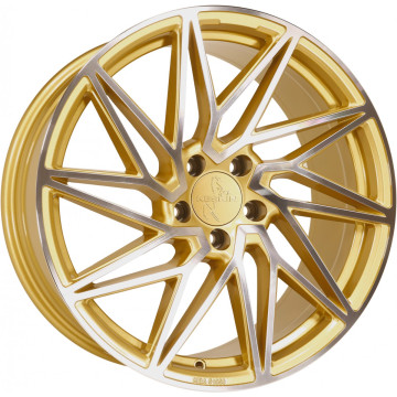8.5x19 ET45 - LK5/112 ML72.6 Keskin KT20 Future gold front polish