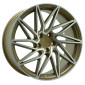 8.5x19 ET45 - LK5/112 ML72.6 Keskin KT20 Future bronze front polish