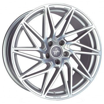 8.5x19 ET45 - LK5/112 ML72.6 Keskin KT20 Future silver front polish