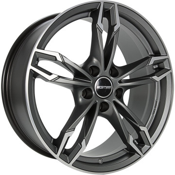 9x18 ET44 - LK5/112 ML66.6 GMP Dea matt anthracite polished