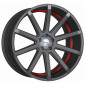 10.5x21 ET40 - LK5/114.3 ML73.1 Corspeed Deville gunmetal / Undercut Color Trim rot