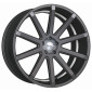 10.5x22 ET40 - LK5/112 ML73.1 Corspeed Deville gunmetal / Undercut Color Trim weiss