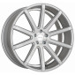 10.5x20 ET25 - LK5/112 ML73.1 Corspeed Deville silver-brushed-surface / Undercut Color Trim weiss - DS15