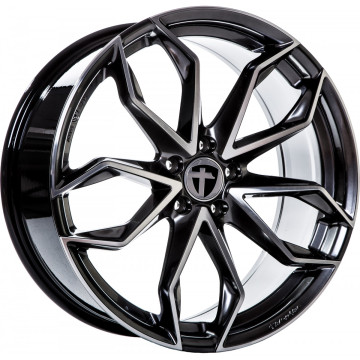 8x18 ET40 - LK5/100 ML63.4 Tomason TN22 dark hyperblack polished