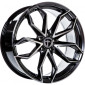 8x18 ET48 - LK5/112 ML72.6 Tomason TN22 dark hyperblack polished