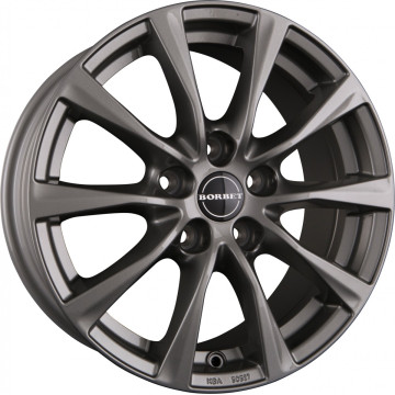 7.5x17 ET40 - LK5/114.3 ML72.5 Borbet RE metal grey