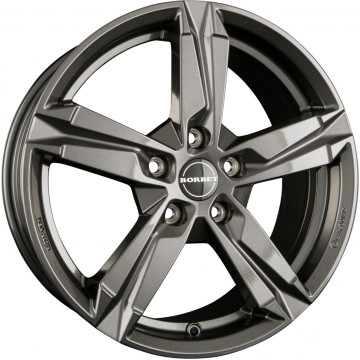 6x15 ET43 - LK5/112 ML57.1 Borbet T10 mistral anthracite