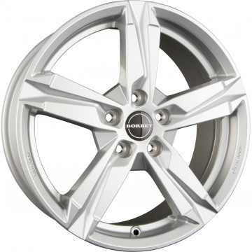 6.5x16 ET40 - LK5/114.3 ML66.1 Borbet T10 crystal silver