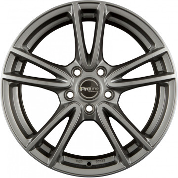 6.5x16 ET46 - LK5/112 ML66.5 Proline CX300 grey glossy