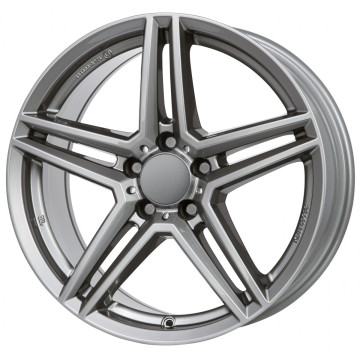 6.5x17 ET38 - LK5/112 ML66.5 Rial M10 metal-grey