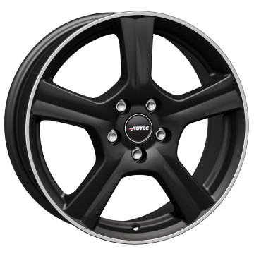 6x16 ET50 - LK4/100 ML60.1 Autec Typ I - Ionik schwarz matt poliert
