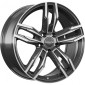 7.5x18 ET43 - LK5/120 ML72.6 Proline PXD grey polished