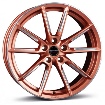 8x19 ET50 - LK5/114.3 ML72.5 Borbet LX copper matt spoke rim polished