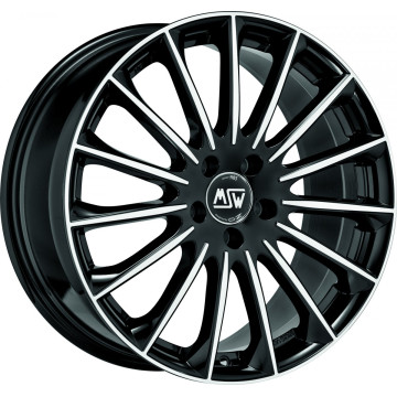 7.5x18 ET45 - LK5/114.3 ML73.1 MSW MSW 30 gloss black full polished