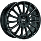 9.5x20 ET35 - LK5/112 ML73.1 MSW MSW 30 gloss black diamond lip