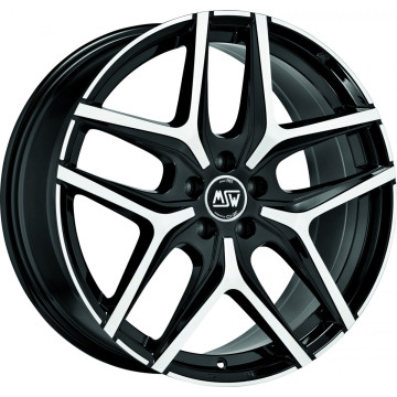 9x20 ET45 - LK5/120 ML72.56 MSW MSW 40 gloss black full polished