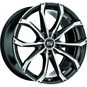 9x21 ET38 - LK5/108 ML73.1 MSW MSW 48 gloss black full polished