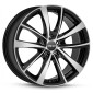 7x17 ET48 - LK5/112 ML66.6 Oxxo Vidorra black / polished
