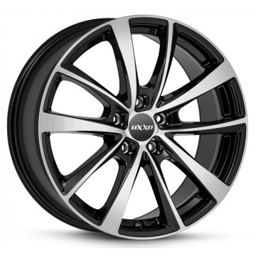 8x18 ET48 - LK5/114.3 ML72.6 Oxxo Vidorra black / polished