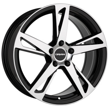 6.5x16 ET38 - LK5/112 ML66.6 Carmani 16 Anton black polish