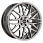 9x20 ET45 - LK5/112 ML66.6 Oxigin 25 Oxcross hyper silver polish