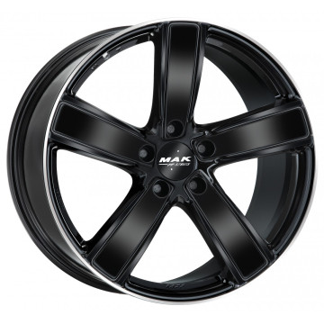 10.5x20 ET64 - LK5/130 ML71.6 Mak Turismo-D-FF gloss black mirror ring