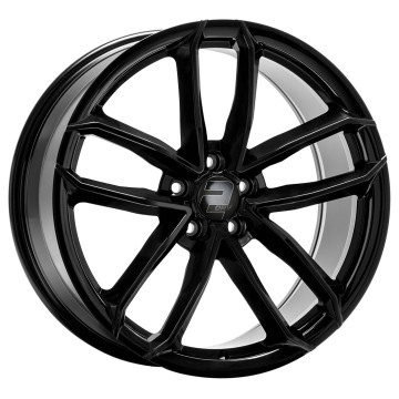 9x20 ET40 - LK5/112 ML66.6 2DRV WH33 schwarz glänzend lackiert