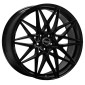 9x21 ET42 - LK5/112 ML66.6 Axxion AX9 schwarz glänzend lackiert