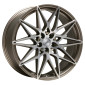 8.5x19 ET25 - LK5/112 ML66.6 Axxion AX9 platin grau hochglanzpoliert