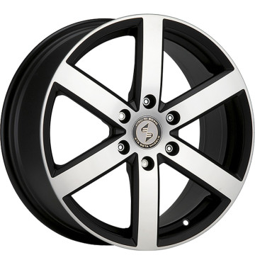 8x18 ET25 - LK6/139.7 ML106.1 Etabeta Robus black matt full polished