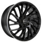 9.5x20 ET50 - LK5/112 ML75 GMP Enigma matt black diamond lip