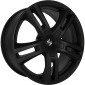 11x23 ET25 - LK5/112 ML66.5 Etabeta Uriel black - black cap