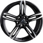 8.5x19 ET30 - LK5/112 ML66.6 Damina Performance DM03 black polished