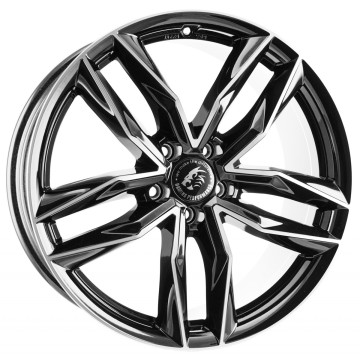 8.5x19 ET45 - LK5/112 ML66.6 Damina Performance DM05 black polished