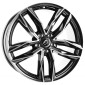 9x20 ET21 - LK5/112 ML66.6 Damina Performance DM05 black polished