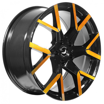 8x18 ET40 - LK5/114.3 ML73.1 Barracuda Tzunamee EVO black gloss flashgold