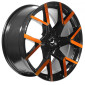 9x20 ET40 - LK5/120 ML72.6 Barracuda Tzunamee EVO black gloss flashorange