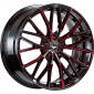 10x20 ET40 - LK5/114.3 ML73.1 Barracuda Project 3.0 black gloss flashred
