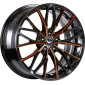 10x20 ET40 - LK5/114.3 ML73.1 Barracuda Project 3.0 black gloss flashorange
