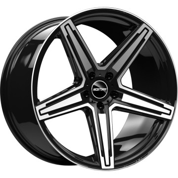 9x21 ET35 - LK5/112 ML75 GMP MK1 black diamond