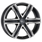 9x20 ET60 - LK6/139.7 ML93.1 Mak King 6 ice black