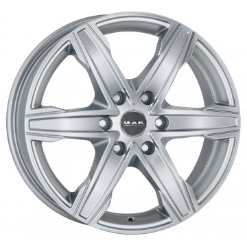 9x20 ET38 - LK6/139.7 ML67.1 Mak King 6 silver
