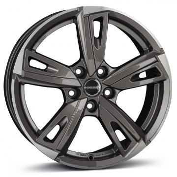 7.5x17 ET50 - LK5/114.3 ML72.5 Borbet BU1 mistral anthracite glossy polished