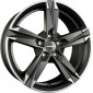 6.5x16 ET46 - LK5/112 ML57.1 Borbet T10 matt black polished