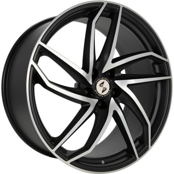 8.5x19 ET20 - LK5/112 ML66.55 Etabeta Heron black matt full polished