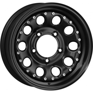 6x15 ET0 - LK5/139.7 ML108 Dotz Modular Beadlock black 15Z (ohne Nabenbecher)