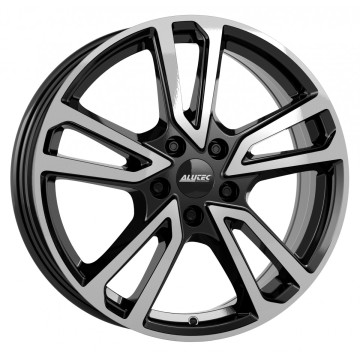 7.5x17 ET50.5 - LK5/108 ML63.4 Alutec Tormenta diamant-schwarz frontpoliert