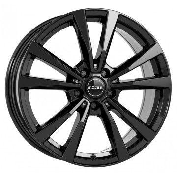 7.5x18 ET44 - LK5/112 ML66.5 Rial M12 diamant-schwarz