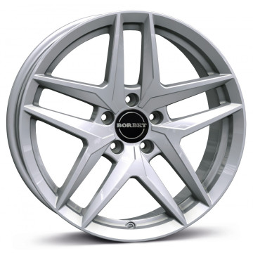 7.5x17 ET30 - LK5/112 ML66.6 Borbet Z crystal silver